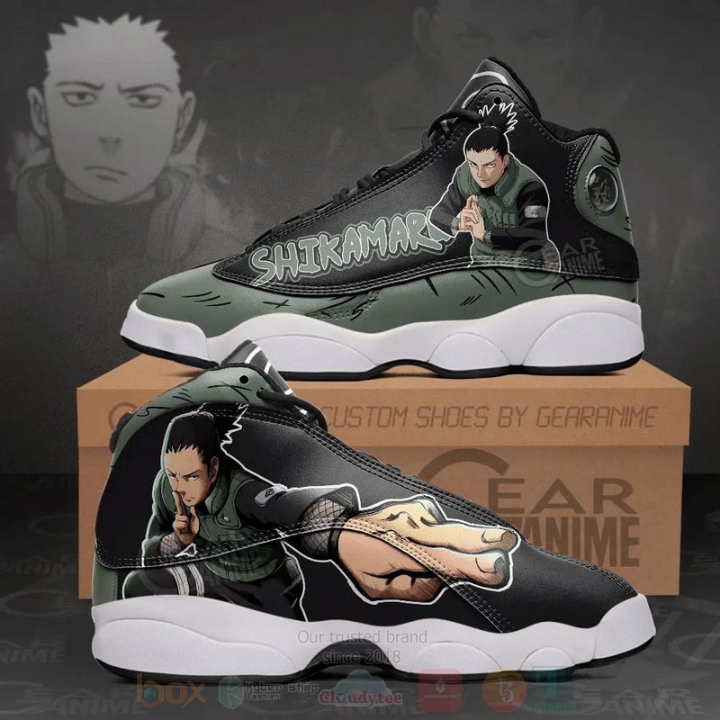 Shikamaru Nara Custom Anime Air Jordan 13 Shoes Shikamaru Nara Custom Anime Air Jordan 13 Shoes