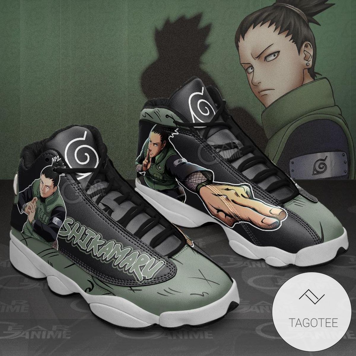 Shikamaru Sneakers Custom Anime Air Jordan 13 Shoes Shikamaru Sneakers Custom Anime Air Jordan 13 Shoes