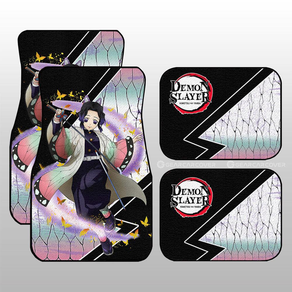 Shinobu Car Floor Mats Custom Demon Slayer Anime Car Accessories Shinobu Car Floor Mats Custom Demon Slayer Anime Car Accessories