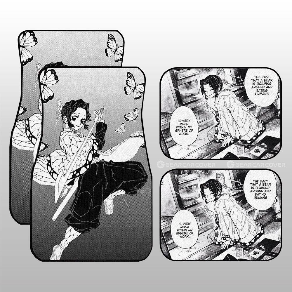 Shinobu Car Floor Mats Custom Kimetsu No Yaiba Manga Car Accessories Shinobu Car Floor Mats Custom Kimetsu No Yaiba Manga Car Accessories
