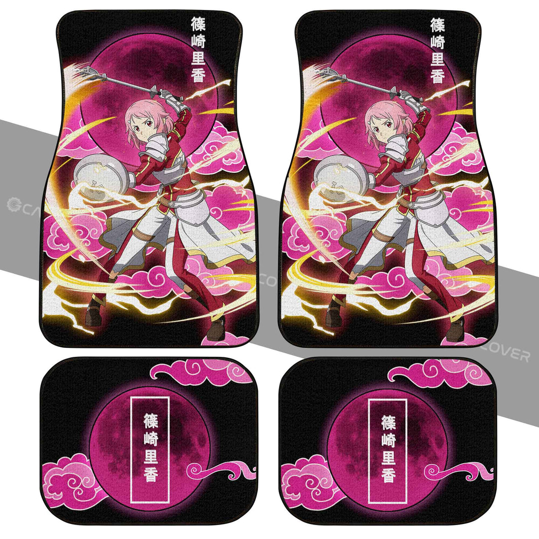 Shinozaki-Rika-Car-Floor-Mats-Custom-Anime-Sword-Art-Online-Car-Accessories-1