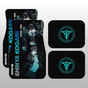 Shinya Kogami Car Floor Mats Custom Psycho-Pass Anime Car Accessories