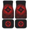 Shisu Mangekyou Car Floor Mats Custom Sharingan Anime Naruto Car Accessories