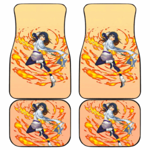Shizue Izawa Fire Tensei Shitara Slime Datta Ken Anime Orange Car Floor Mats UBC022608