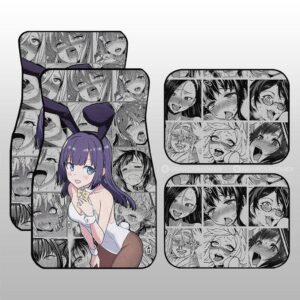 Shoko Makinohara Car Floor Mats Custom Bunny Girl Senpai Anime Car Accessories