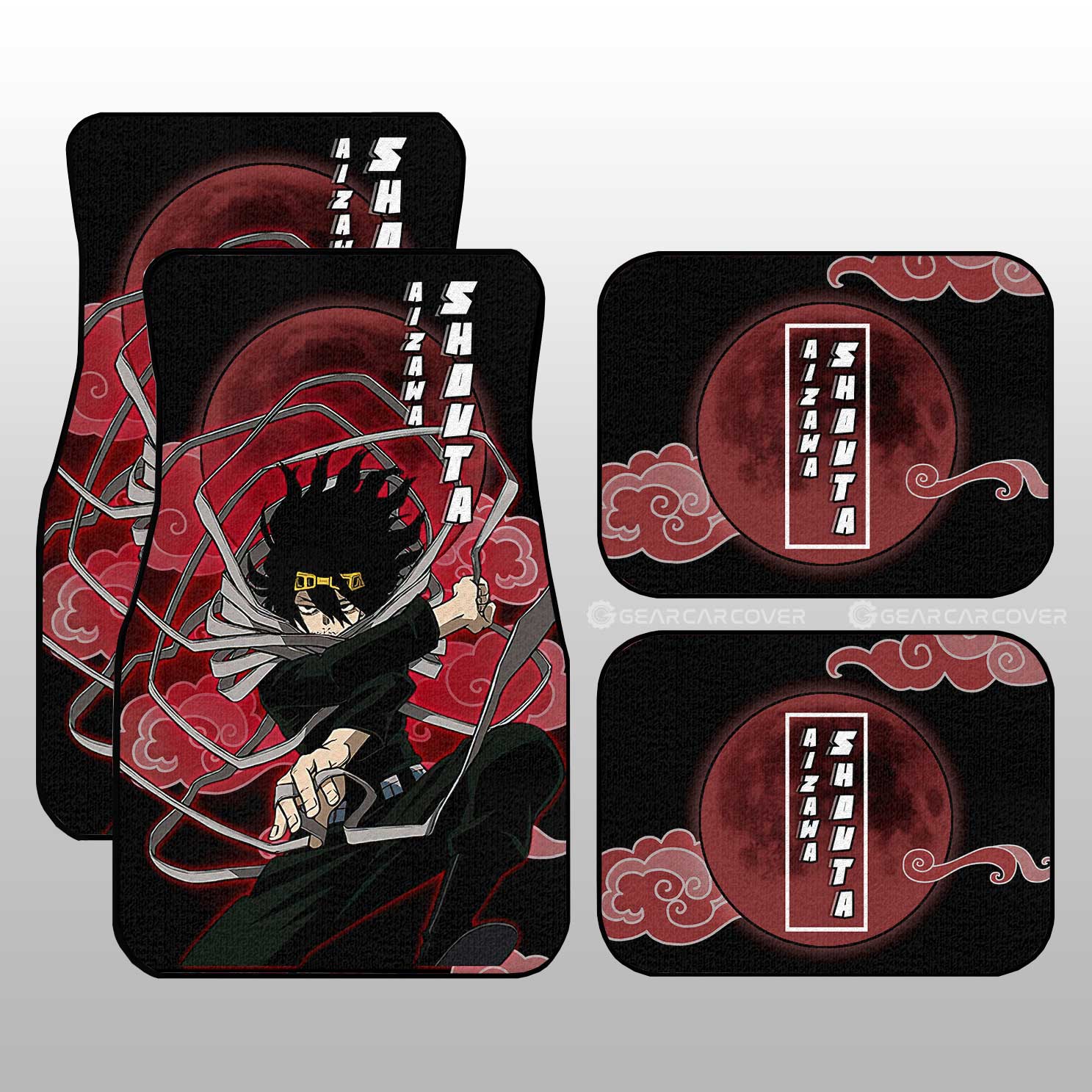Shota Aizawa Car Floor Mats Custom Anime My Hero Academia Car Interior Accessories Shota Aizawa Car Floor Mats Custom Anime My Hero Academia Car Interior Accessories