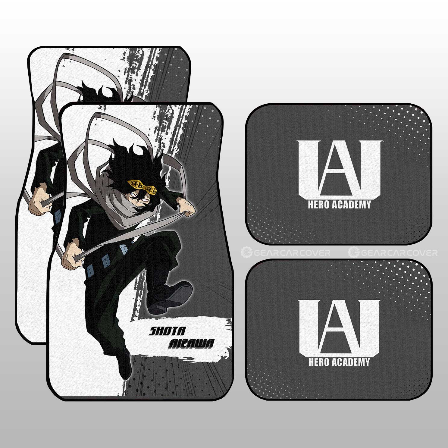 Shota Aizawa Car Floor Mats Custom Gifts For My Hero Academia Anime Fans Shota Aizawa Car Floor Mats Custom Gifts For My Hero Academia Anime Fans