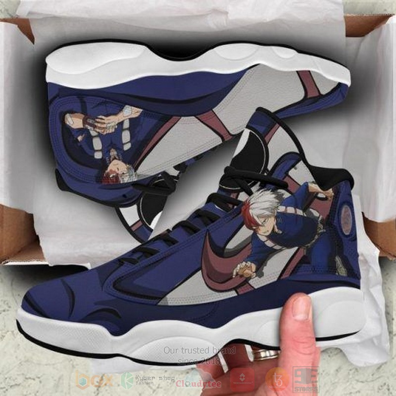 Shoto Todoroki My Hero Academia Anime Air Jordan 13 Shoes Shoto Todoroki My Hero Academia Anime Air Jordan 13 Shoes
