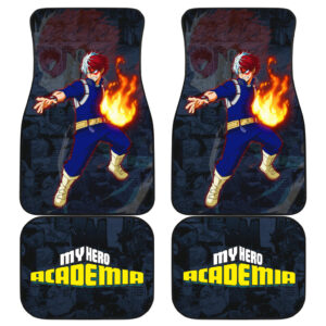 Shoto Todoroki My Hero Academia Car Floor Mats Anime Car Accessories