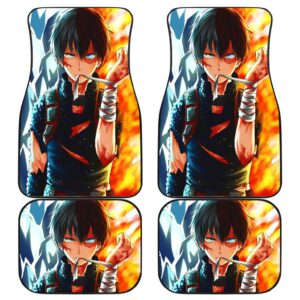 Shouto Todoroki Front And Back Car Mats