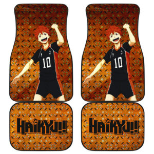 Shoyo Hinata Haikyuu Car Floor Mats Anime Car Accessories