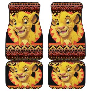 Simba Car Floor Mats Lion King Disney Cartoon Fan Gift H031420