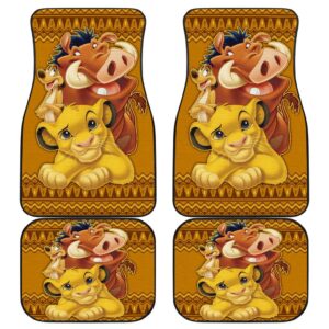 Simba Lion King Car Floor Mats Disney Cartoon Fan Gift H031420