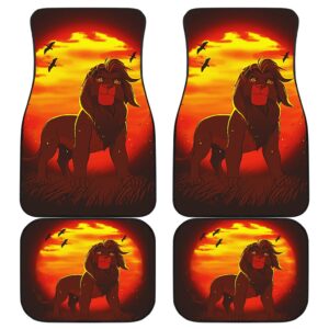 Simba Lion King Car Floor Mats Disney Cartoon H040220