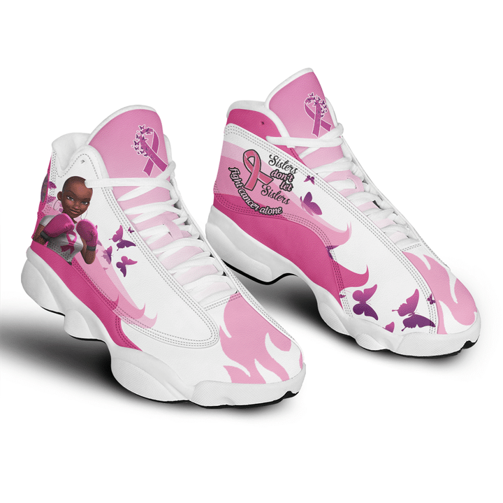 Sisters-Black-Dont-Let-Sisters-Fight-Cancer-Alone-Air-Jordan-13-Sneaker-Shoes-2
