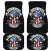 Skull American Live Free or Die Car Floor Mats H042220