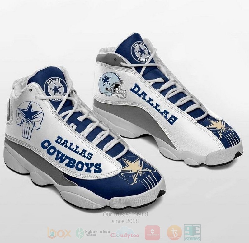 Skull Dallas Cowboys Nfl Big Logo Football Team Air Jordan 13 Shoes Skull Dallas Cowboys Nfl Big Logo Football Team Air Jordan 13 Shoes