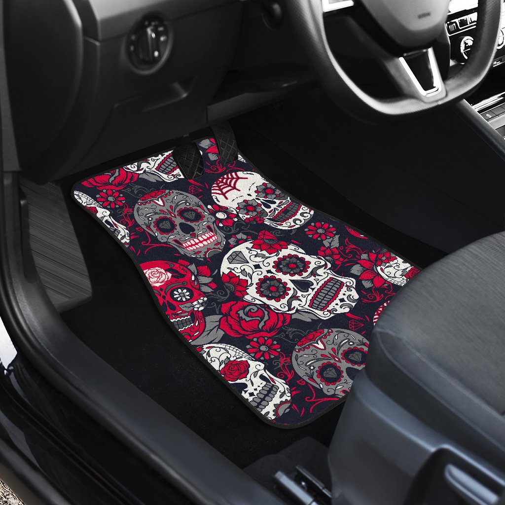 Skull-Front-And-Back-Car-Mats-2