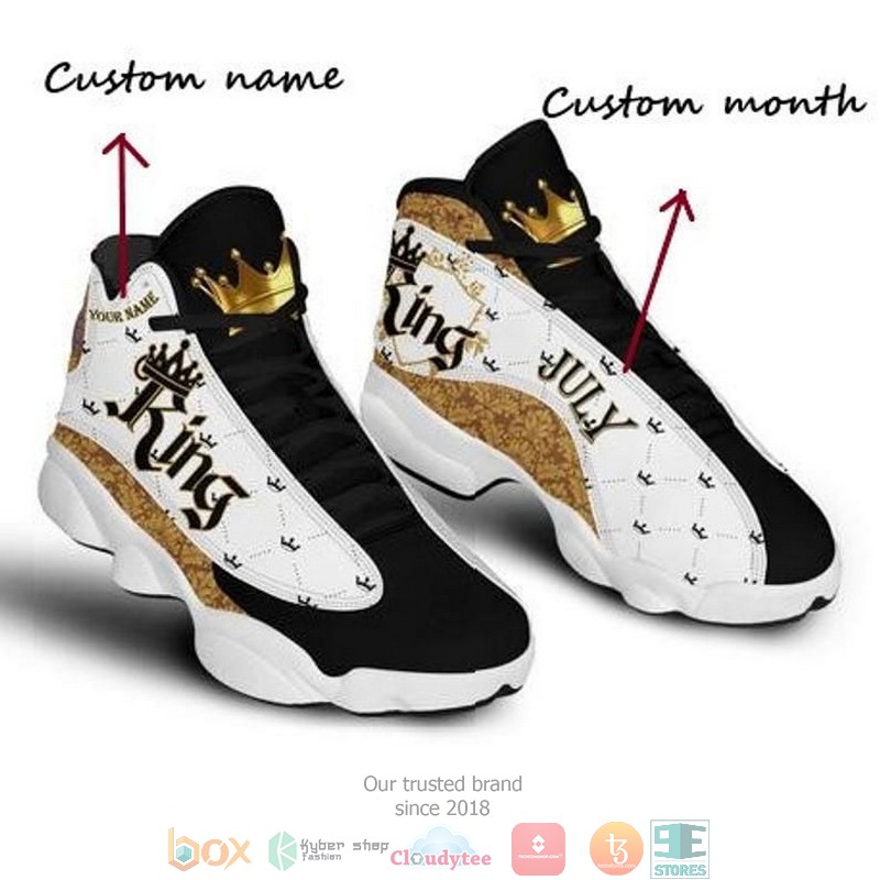 Skull Gift July Birthday July King Air Jordan 13 Sneaker Shoes Skull Gift July Birthday July King Air Jordan 13 Sneaker Shoes