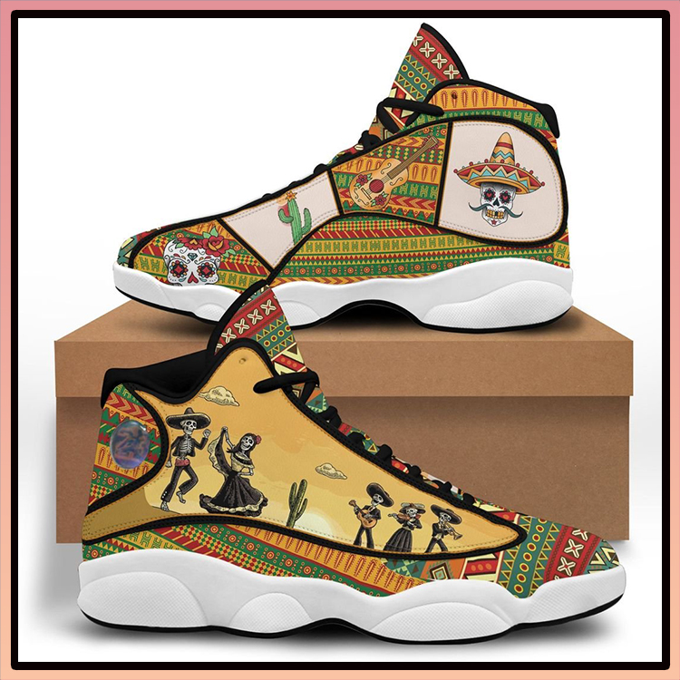 Skull-Mexico-Festival-Air-Jordan-13-Shoes-2