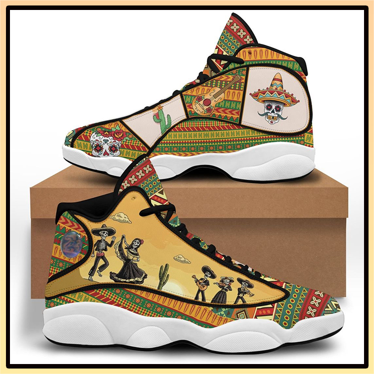Skull-Mexico-Festival-Air-Jordan-13-Shoes-4