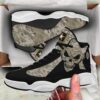 Skull Military Gifts Us Army Green Camo Air Jordan 13 Shoes
