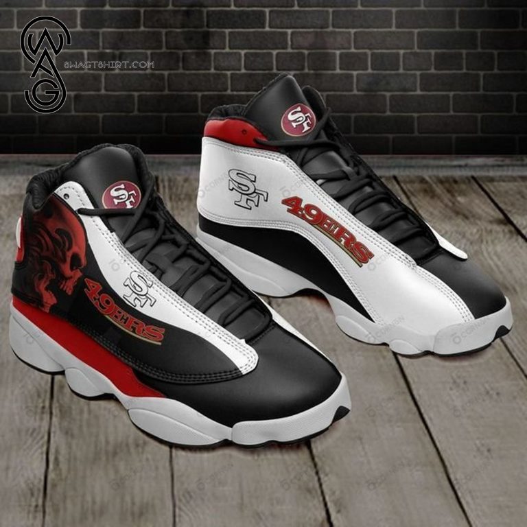 Skull-Nfl-San-Francisco-49Ers-Air-Jordan-13-Shoes-1