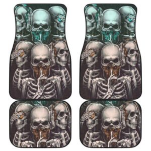 Skull No Speak Car Floor Mats Amazing Gift Ideas T300720