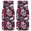 Skull Pattern Colorful Car Floor Mats 191031