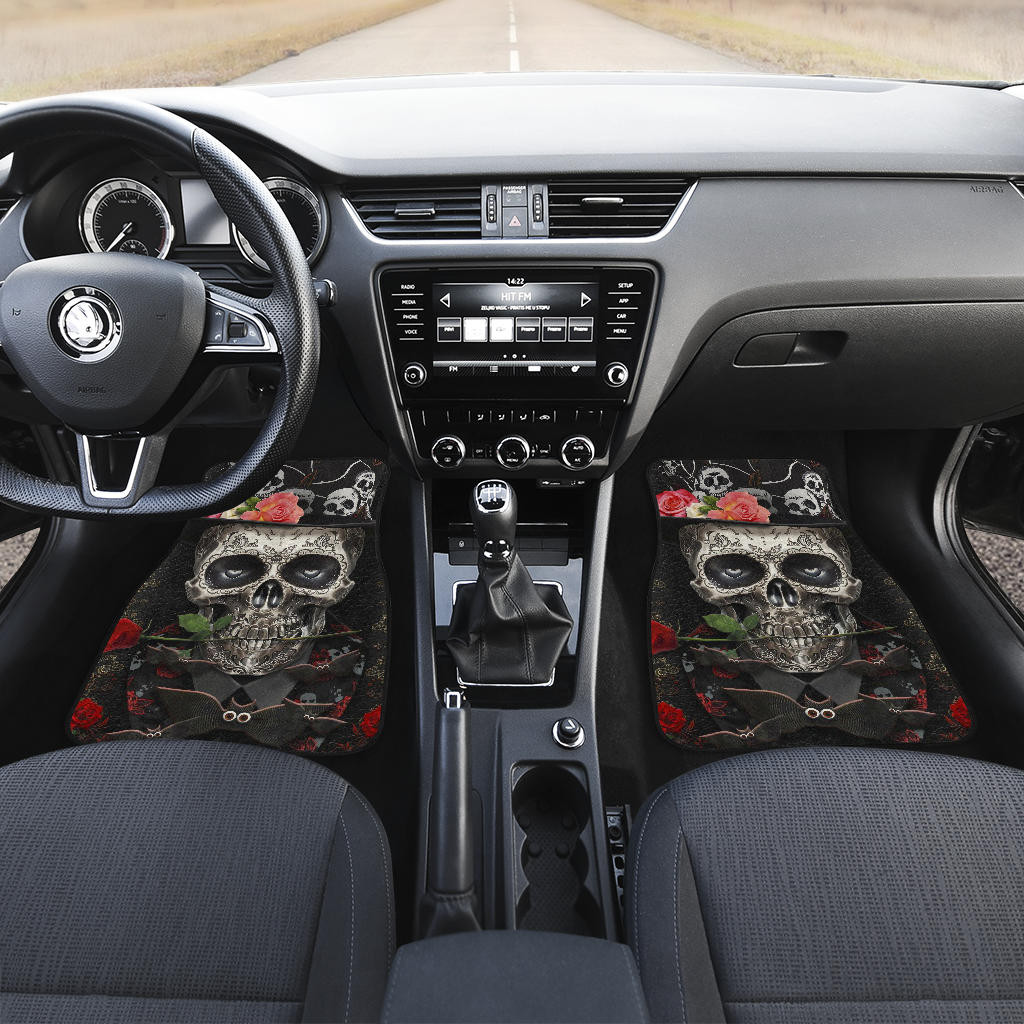 Skull-Rose-Art-Car-Floor-Mats-Amazing-Gift-Ideas-H050320-1
