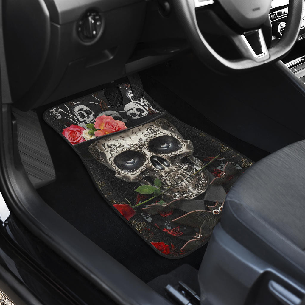 Skull-Rose-Art-Car-Floor-Mats-Amazing-Gift-Ideas-H050320-2
