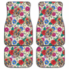 Skull Rose Love Car Floor Mats Amazing Gift Ideas T300720