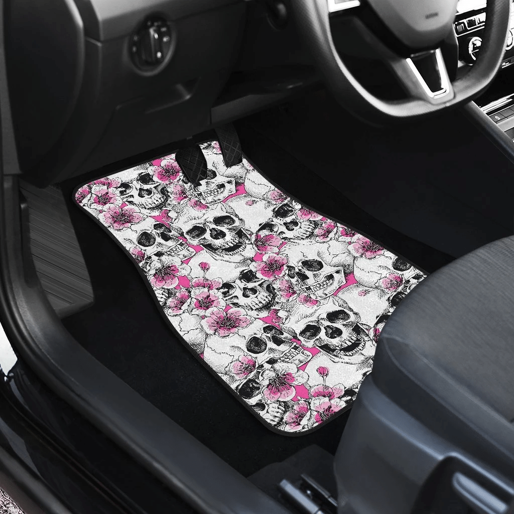 Skulls-Flowers-Art-Car-Floor-Mats-Amazing-Gift-Ideas-T140720-2