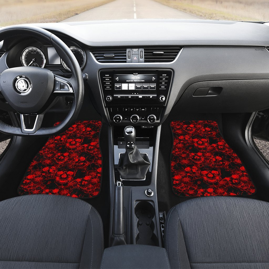 Skulls-Red-Art-Car-Floor-Mats-Amazing-Gift-Ideas-T140720-2