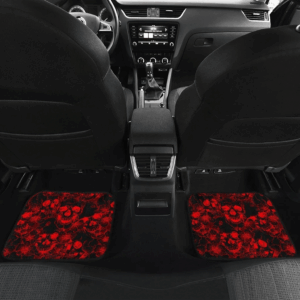 Skulls Red Art Car Floor Mats Amazing Gift Ideas T140720