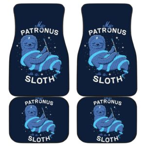 Sloth Front And Back Car Mats