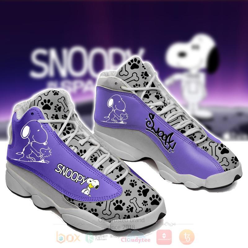 Snoopy And Woodstock Violet Air Jordan 13 Shoes Snoopy And Woodstock Violet Air Jordan 13 Shoes