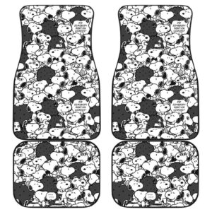 Snoopy Front And Back Car Mats