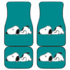 Snoopy Sleeping in Blue theme Car Floor Mats 191120