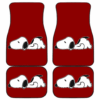 Snoopy Sleeping in Red theme Car Floor Mats 191120