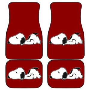 Snoopy Sleeping in Red theme Car Floor Mats 191120