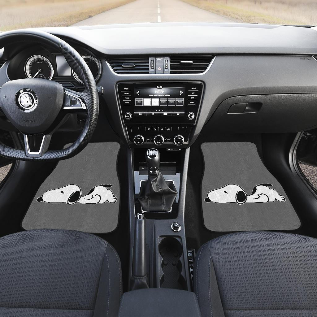 Snoopy-Sleepy-Lazy-Gray-theme-Car-Floor-Mats-191120-1
