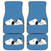 Snoopy Sleepy Sky Color Car Floor Mats 191120