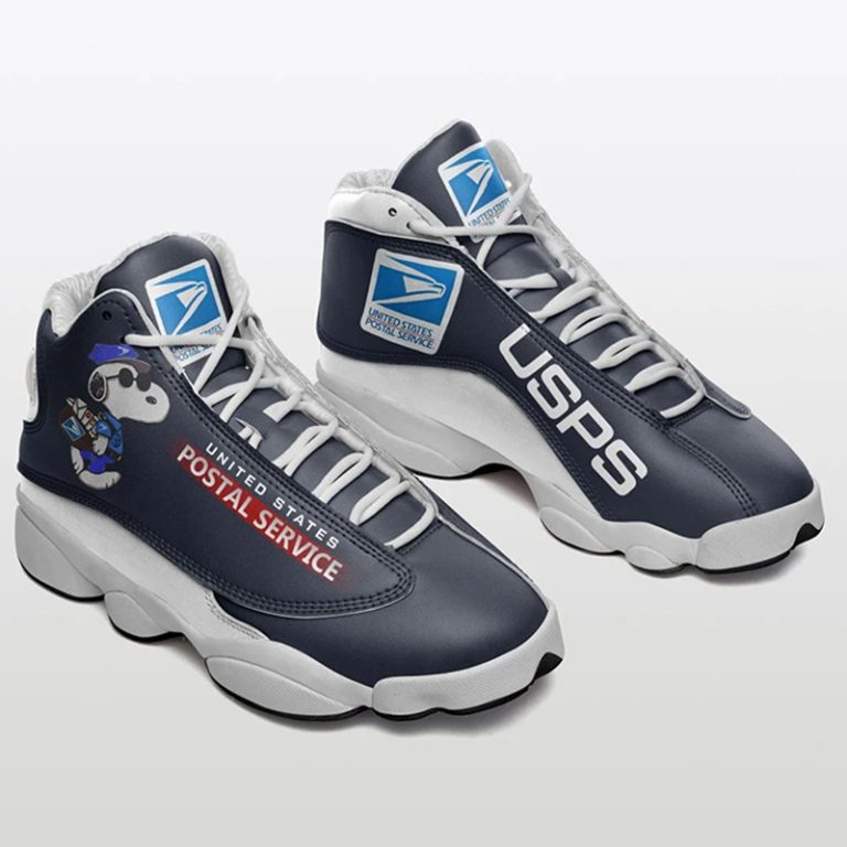 Snoopy-Usps-Air-Jordan-13-Shoes-1