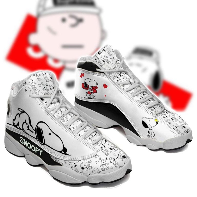 Snoopy-White-Air-Jordan-13-Sneaker-1