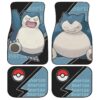 Snorlax Car Floor Mats Custom Anime Pokemon Car Interior Accessories
