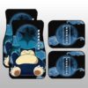 Snorlax Car Floor Mats Custom Pokemon Anime Car Accessories For Anime Fans