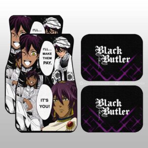 Soma Asman Kadar Car Floor Mats Custom Black Butler Anime Car Accessories