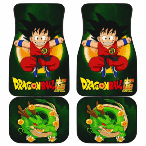 Songoku Funny Dragon Ball Kid Car Floor Mats Manga H060920