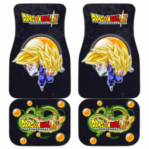 Songoku Super Saiyan Dragon Ball Anime Car Floor Mats 191207